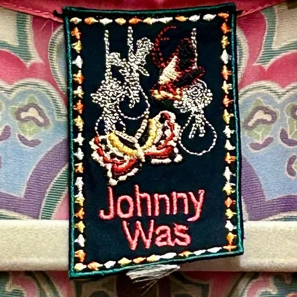 Johnny Was Boho Floral Silk Blend Blouse | Style C17024A6 - Picture 2 of 3